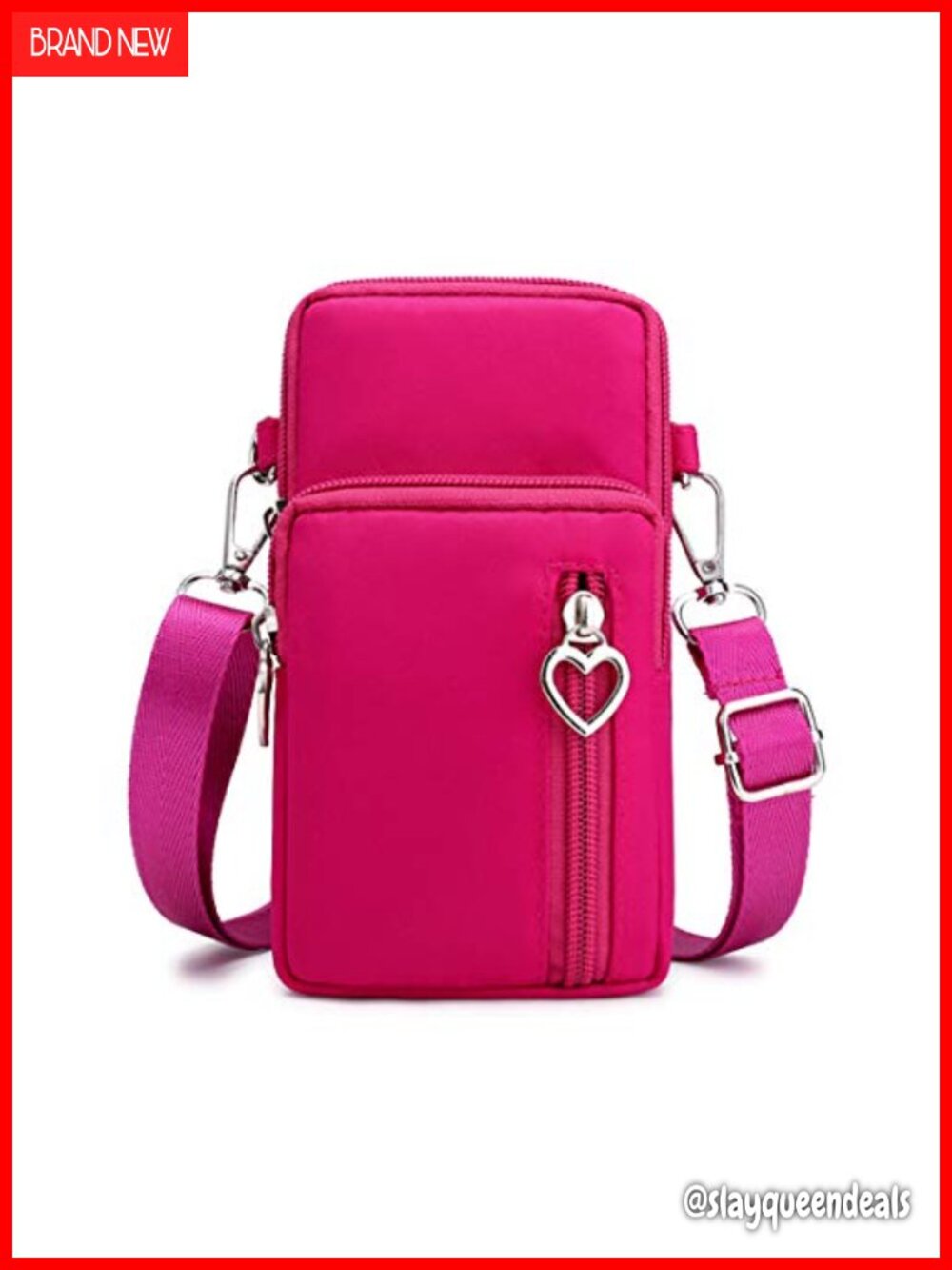 Nylon Crossbody Wallet Phone Bag